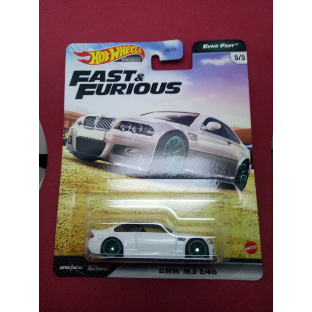 Hot Wheels HW Diecast Fast and Furious Euro Fast BMW M3 E46 White