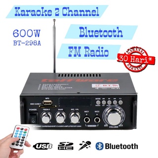 TERLARIS Amplifier Bluetooth EQ Audio Karaoke Home Theater FM Radio 600W