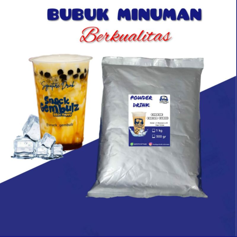

Cheese Cream/1000gr/500gr/Serbuk/Powder/Bubuk Minuman Kekinian