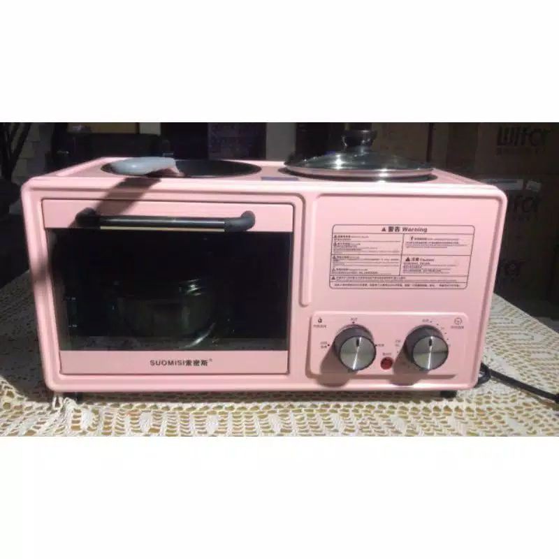Breakfast Machine 3 IN 1  Multifungsi /  Kompor Listrik serbaguna