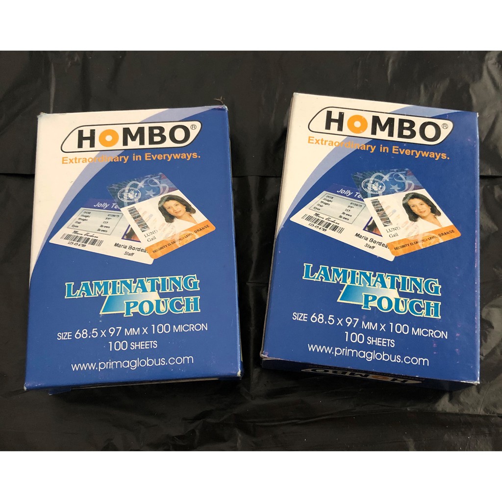 

Laminating film HOMBO / Laminating pouch KTP (100 Pcs) / Laminating / hombo / Ktp