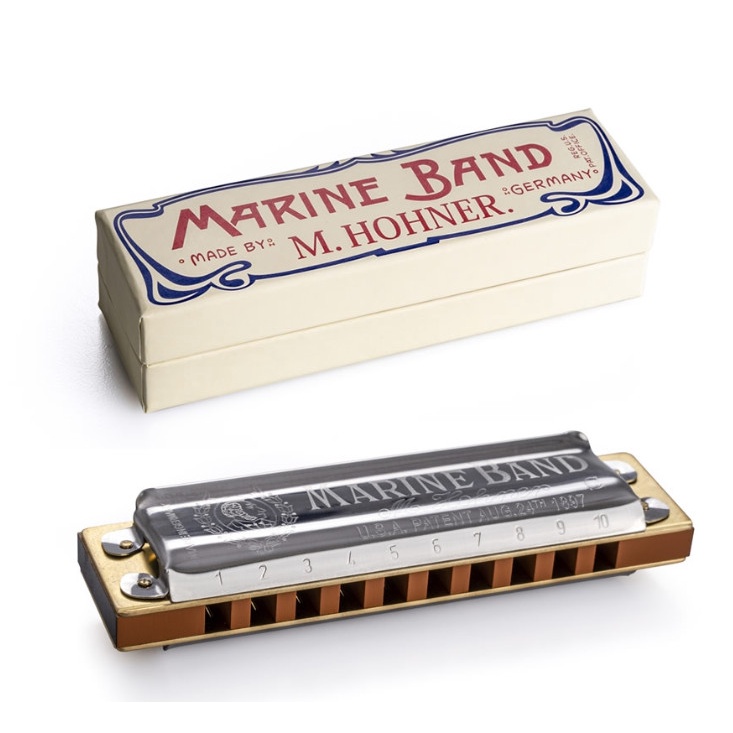 Harmonica Harmonika Hohner Marine Band Limited Edition 125 Years - C