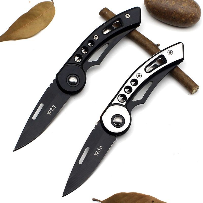 Pisau Lipat Titanium Alat Survival Camping