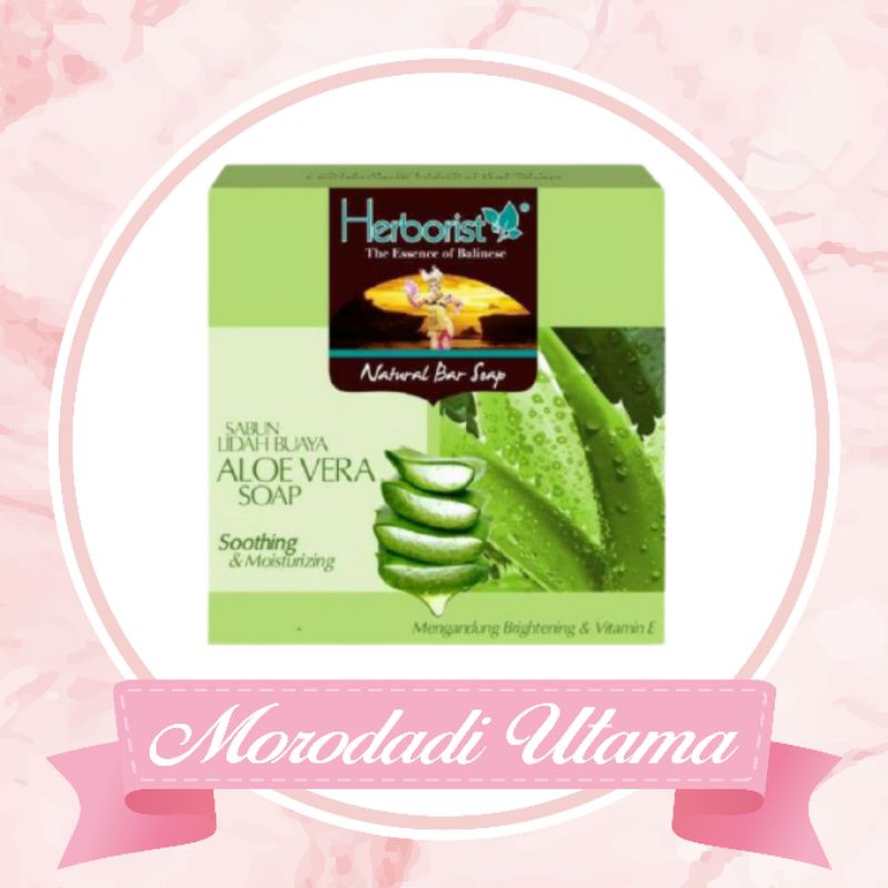 HERBORIST Aloe Vera Soap (Sabun Batang) 80gr