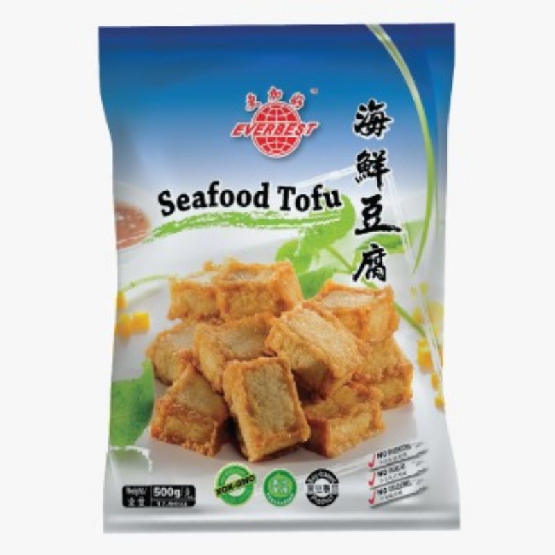 

Everbest Vegetarian Seafood Tofu | Berat Bersih 500gr