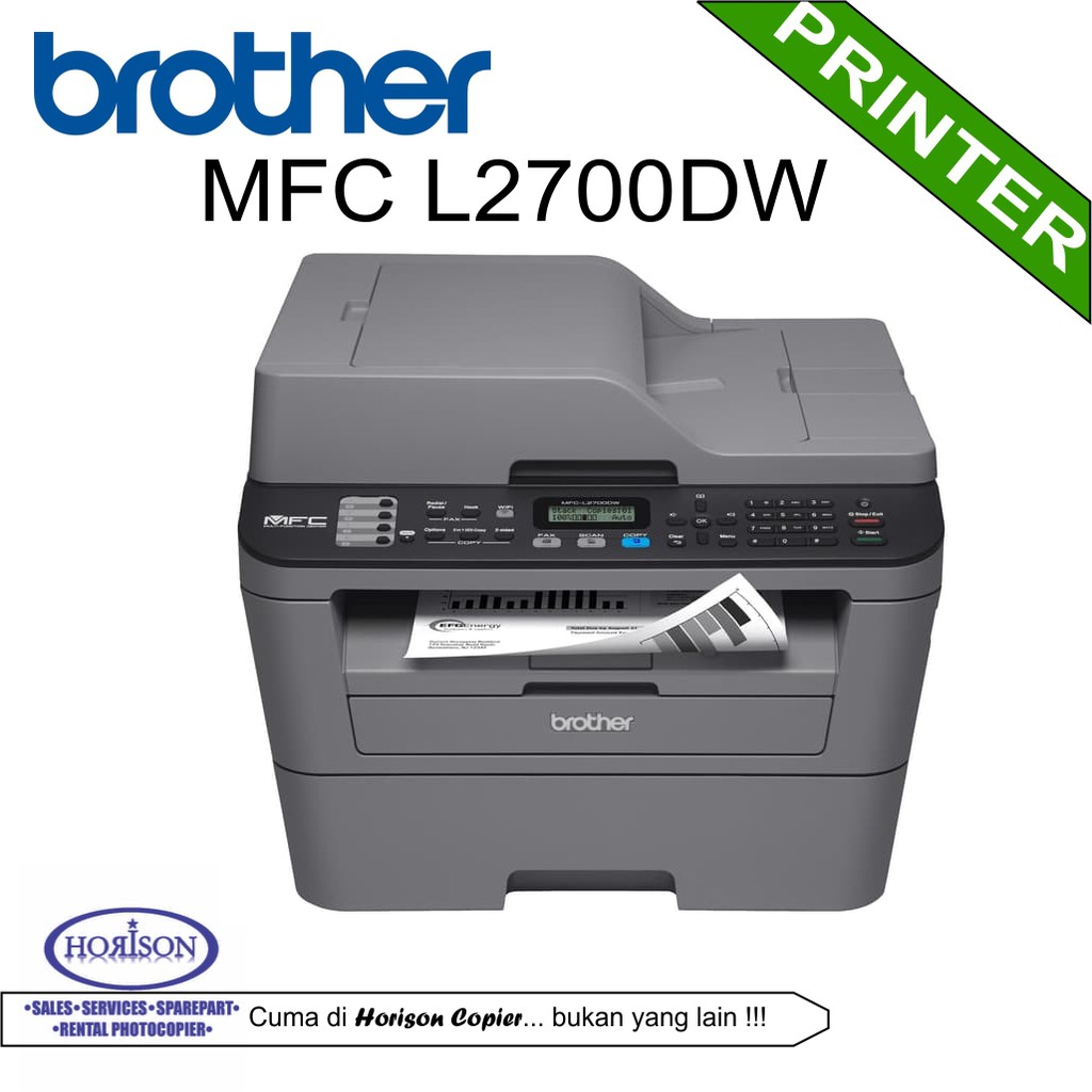 

BROTHER Printer Mono Laser MFC L2700DW