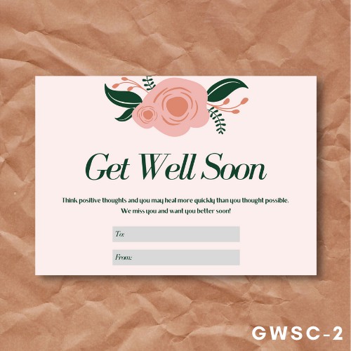 Kartu Ucapan Semoga Lekas Sembuh Get Well Soon Gws Greeting Card Indonesia