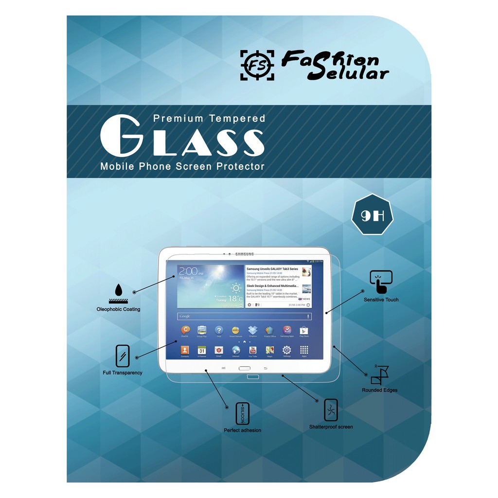 Terbaru Samsung Galaxy Tab 4 10 1 SM T530 Premiun Tempered Glass FS