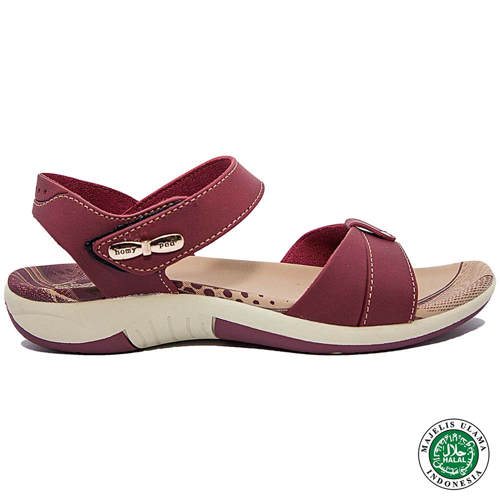 Homyped Tamara TN35 Sandal Wanita Marun Shopee Indonesia Homyped Tamara TN35 Sandal Wanita Marun Shopee Indonesia