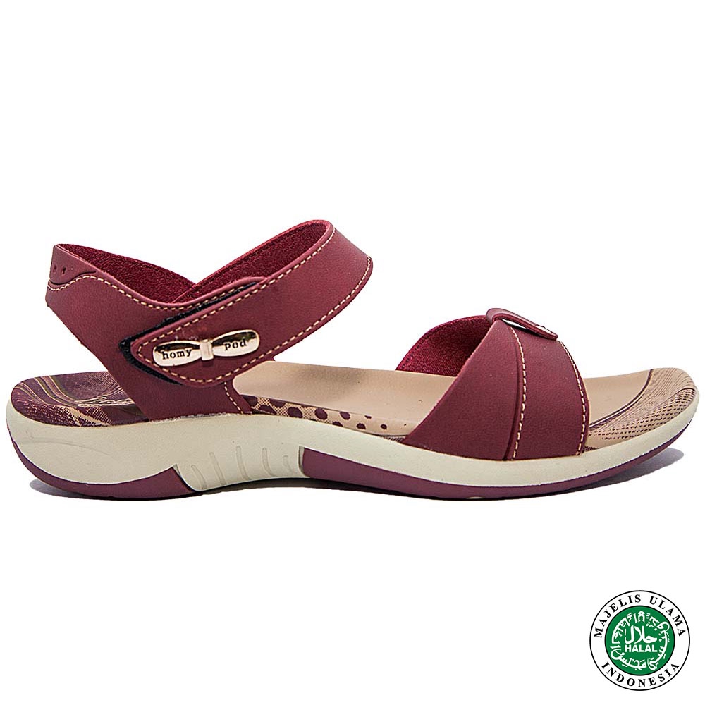  Homyped  Tamara TN35 Sandal Wanita Marun Shopee  Indonesia