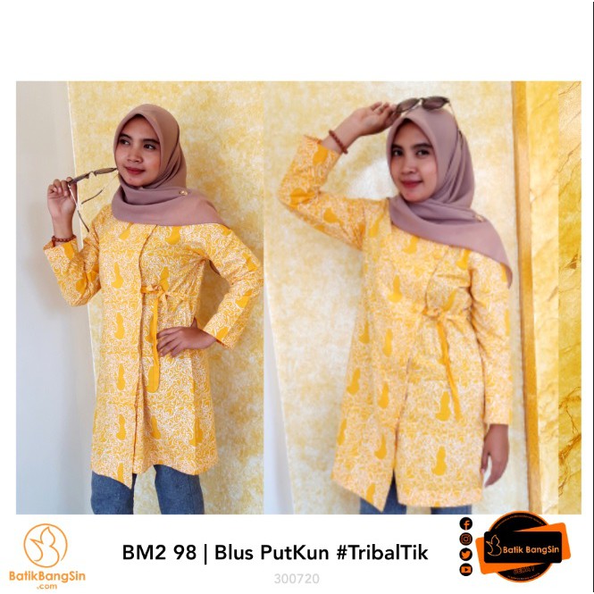 Blus Batik BangSin Kuning