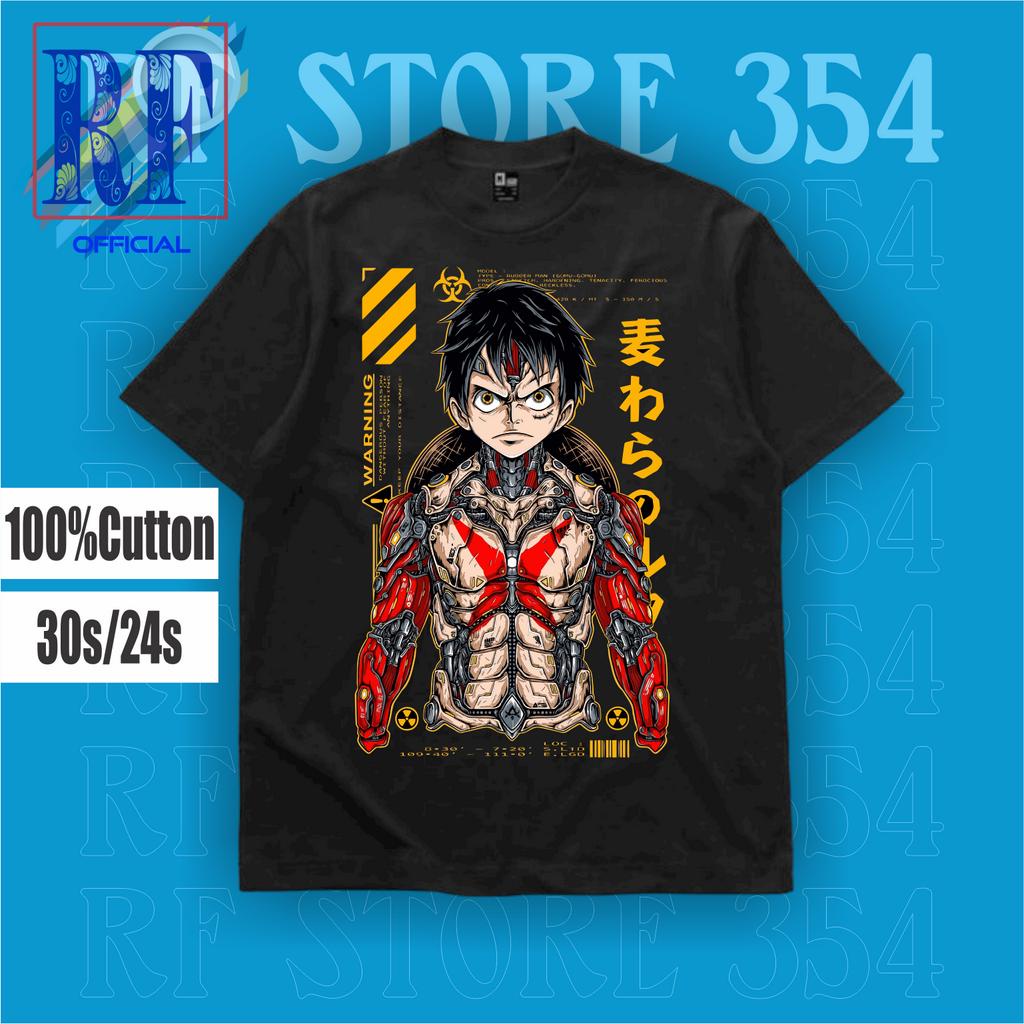 TSHIRT | OVERSIZE | KAOS ONE PIECE ROBOT| T-SHIRT BAJU ANIME JAPAN ONE PIECE | BAJU ONE PIECE | KAOS