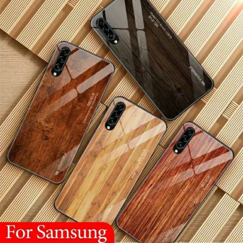 Woodgrain Glass Case Samsung Galaxy Note 8 9 Note8 Note9 SamsungNote8 SamsungNote9 Softcase Hardcase