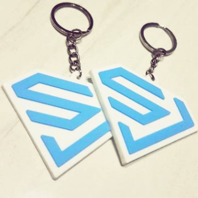 super junior gantungan kunci rubber kpop keychain suju