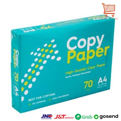 

[ COD ] Kertas HVS Copy Paper A4 70gr (1 rim) 500 lembar / e paper