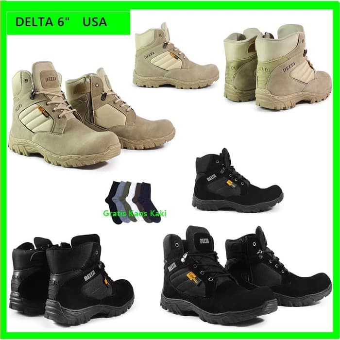F26Y1 Sale Sepatu Boots Caterpillar Proyek Kerja Low Pendek Kulit Import  Original Murah Gunung