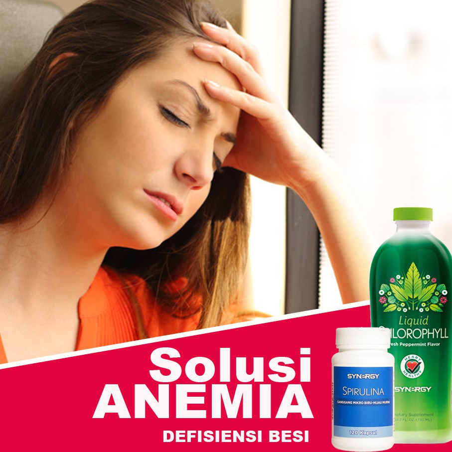SUPLEMEN/HERBAL Pencegahan Anemia (Klorofil + Spirulina Synergy)