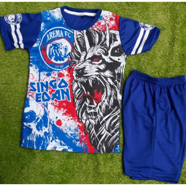  Baju  Kaos  Anak Arema  FC Suporter kids Aremania Mbois Keren  