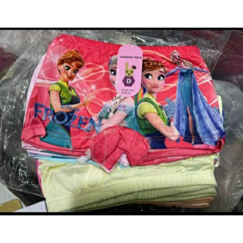 Celana Dalam Anak Perempuan Frozen 1-10 Tahun Motif Frozen CD anak Frozen