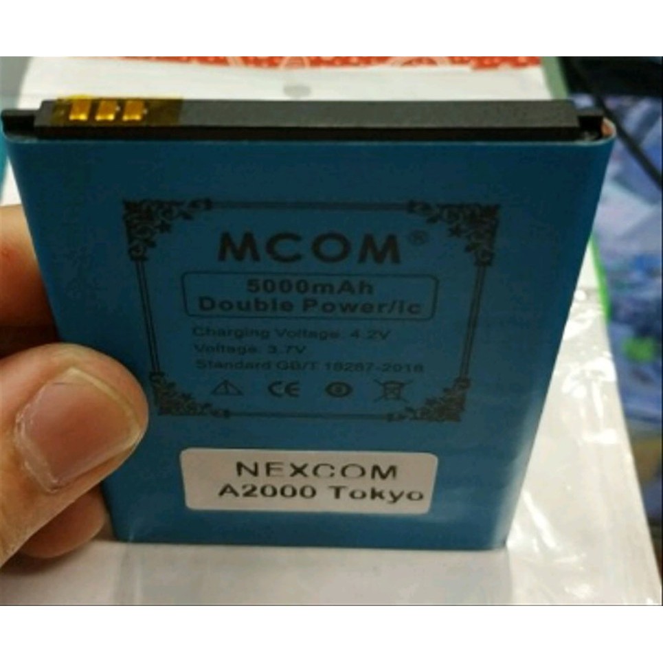 Battery Batre Baterai Double Power Mcom Nexcom A2000 Tokyo