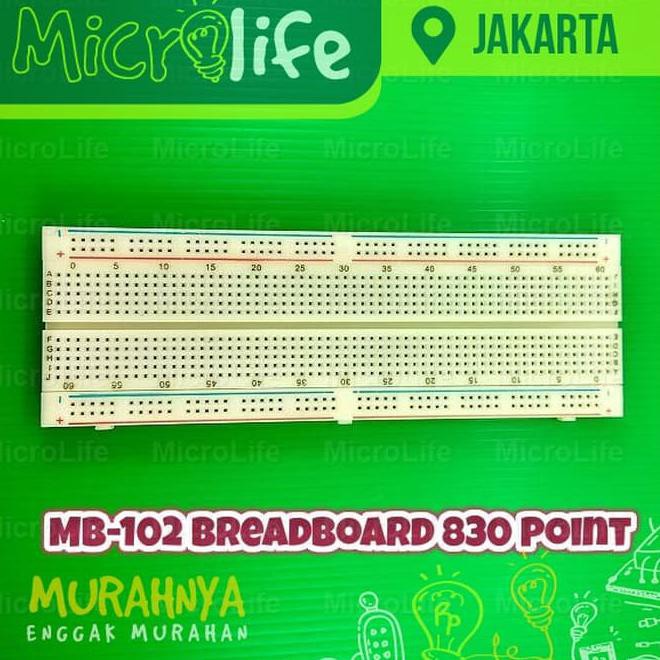 

Breadboard Mb-102 830 Lubang Kode 157