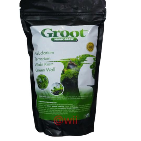 ✸ GROOT MAGIC GROW Media Tanam pupuk Paludarium Terrarium WABIKUSA AQUASCAPE ➦