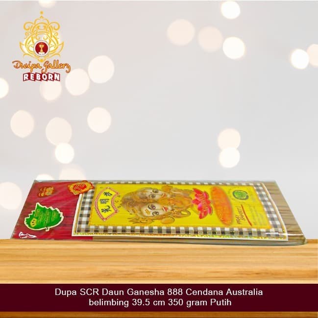 Dupa/ Hio wangi Harum SCR Daun Ganesha 888 Cendana Australia Putih