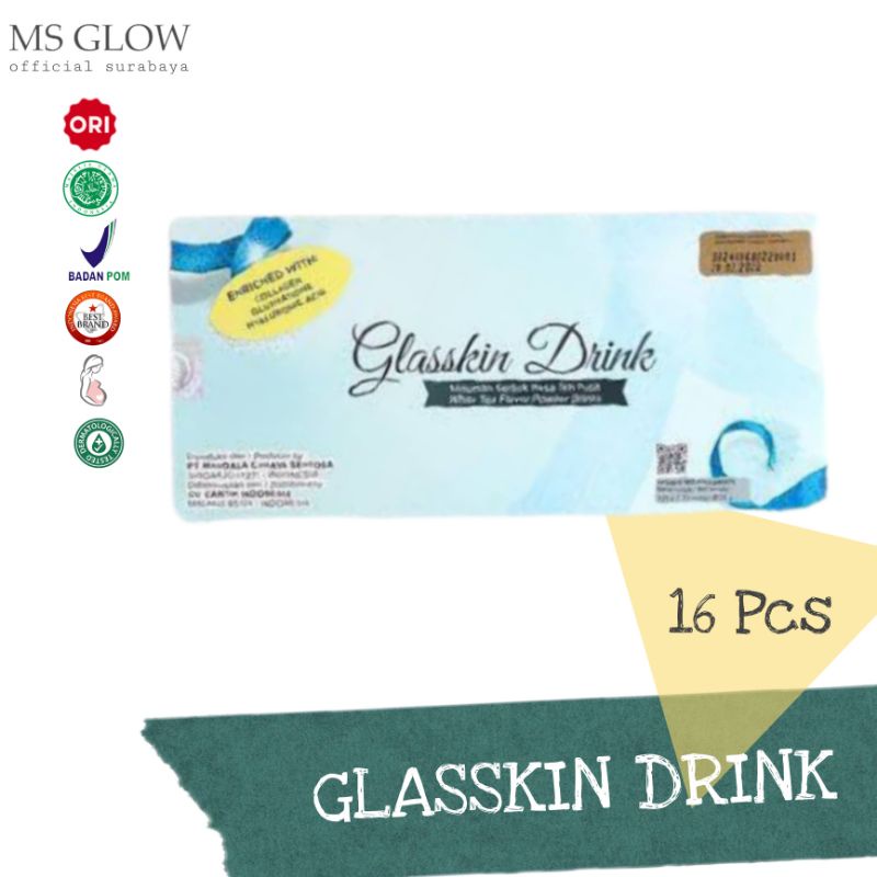 

Glaskin Drink MS GLOW / Minuman Colagen Ms Glow Original