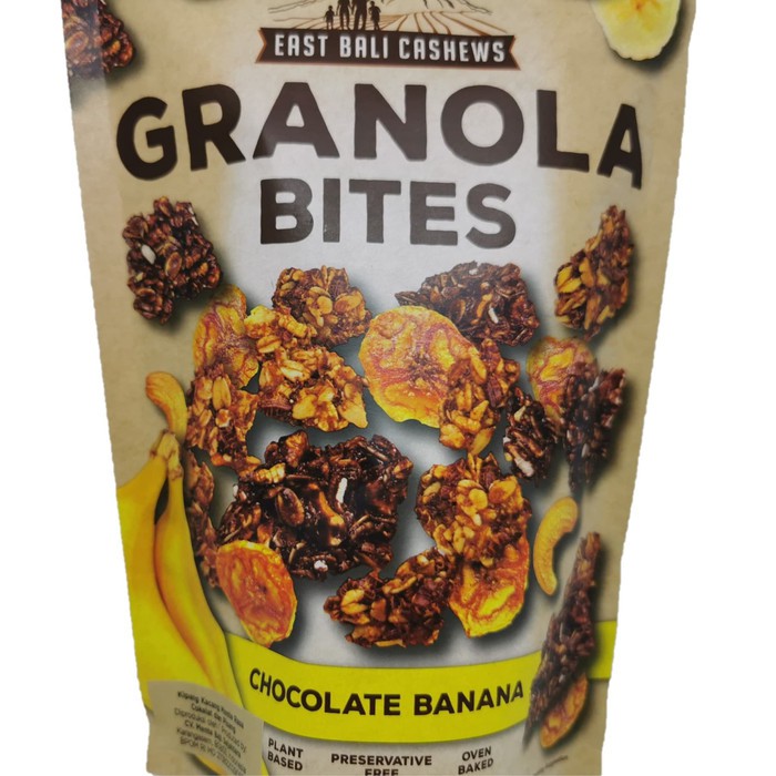 

EAST BALI CASHEWS - GRANOLA BITES CHOCOLATE BANANA 125GR