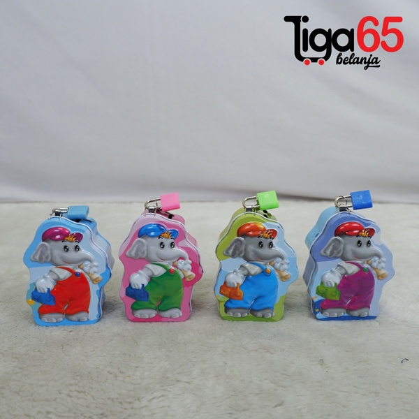 365 COIN BANK #40969 Celengan Gembok / Buka Tutup Karakter Fancy