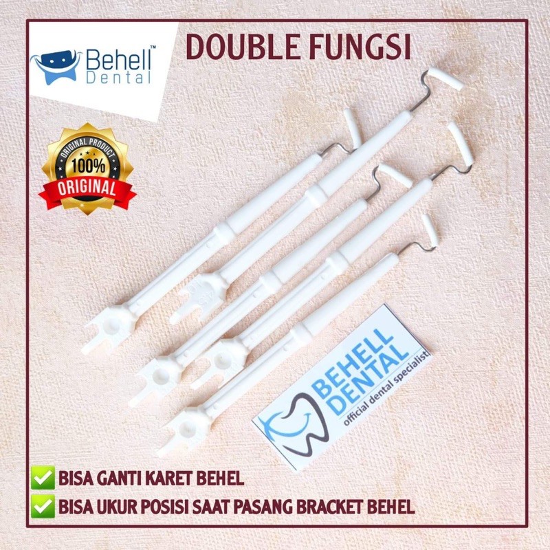 ANTI KARAT | SONDE PLASTIK 2 FUNGSI SISI . ALAT GANTI PASANG KARET BEHEL . HEIGHT GAUGE UKUR POSISI