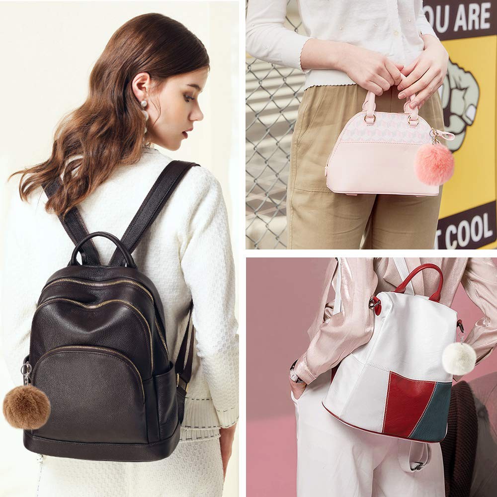 GM183 Pompom Gantungan Kunci Bulu Aksesoris Tas