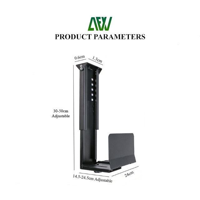 GAKHI Bracket CPU Under Desk Table Bawah Meja - ALL FOR WORK BCU01