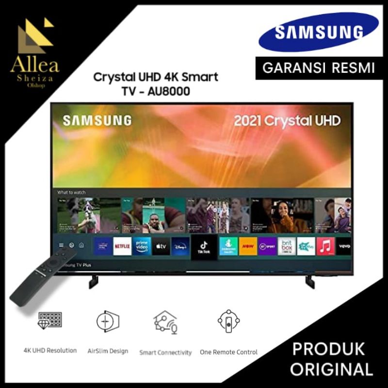 SAMSUNG SMART TV 50AU8000 CRYSTAL 4K UHD 50 INCH UA50AU8000
