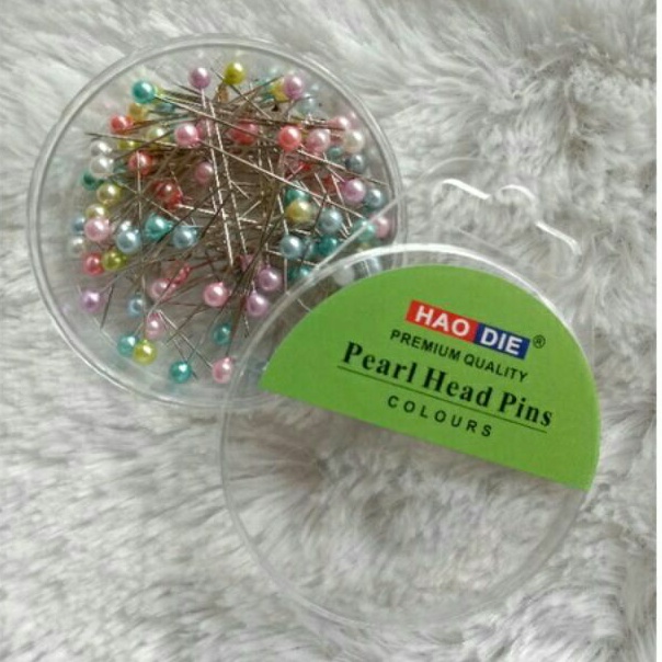 JARUM PENTUL STAINLESS MIKA BULAT BESAR ISI 100 pcs