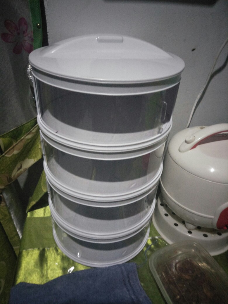 Food Cover Susun 4 / Tudung Saji Penyimpanan Makanan