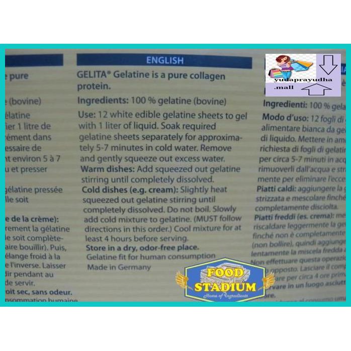 

54Etr7U- Gelatin Sheet Halal By Gelita, 50 Gr / 15 Lembar 9Uhhjt7-