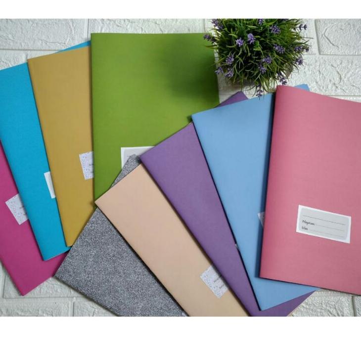 

[PRODUK W7LQT] Sampul Buku Polos Premium Ukuran Boxy /Bigboss (1 Pack=10 lembar) 0KA