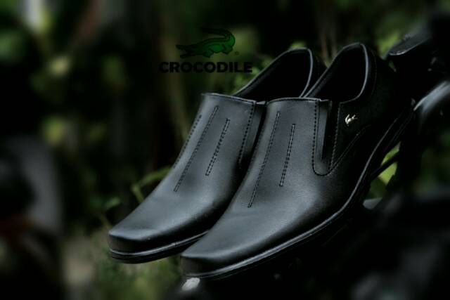 Top Seller☆ TOOS VAS Sepatu Pria Crocodile Pantofel Tali Pendek Kulit Swedian Formal Kerja