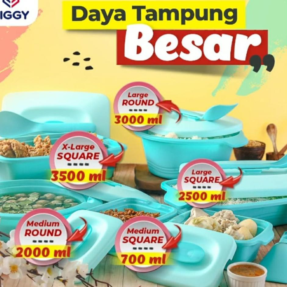 Prasmanan Set Aquamarine Biggy ( 1 set packing kardus ) .
