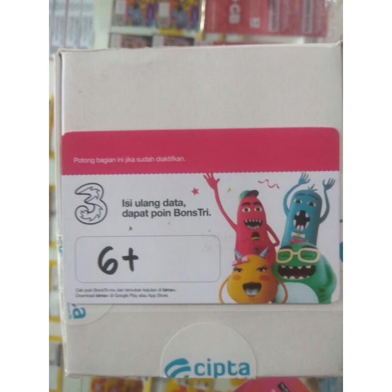 Voucher Tri 6+ Unlimited