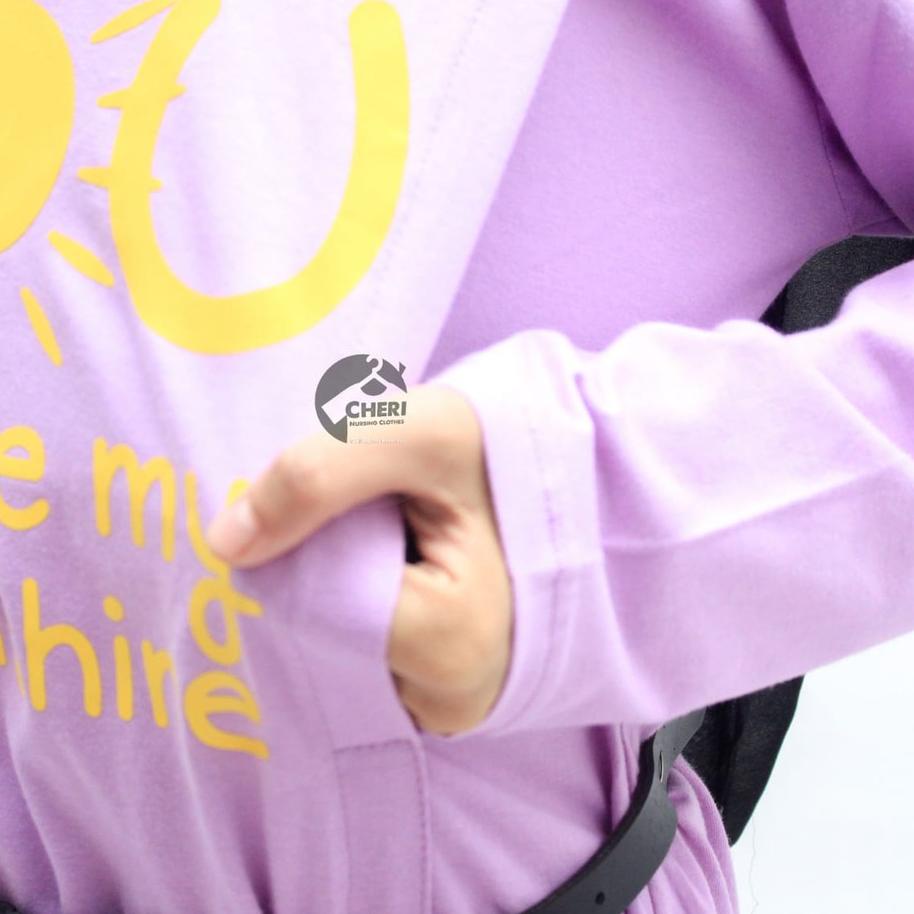 ◙ Baju Menyusui/busui/kaos oversize/tunik busui bukaan samping/tshirt oversize ☂
