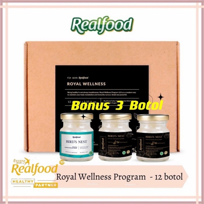 

COD Realfood royal wellness minuman sarang burung walet