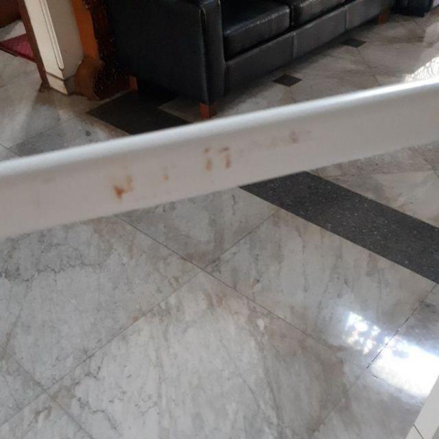 Gawang Osaka T.140cm Putih Beroda Gantungan Jemuran Gawangan Model Ikea