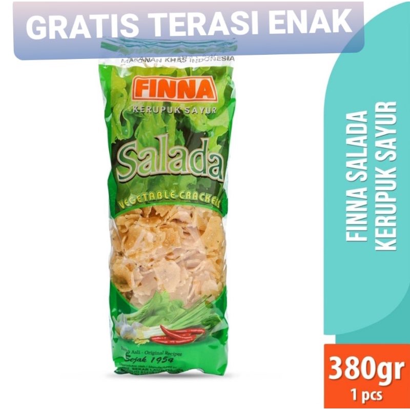 

Finna Kerupuk Sayur Salada 380gr GRATIS terasi ENAK khas cirebon