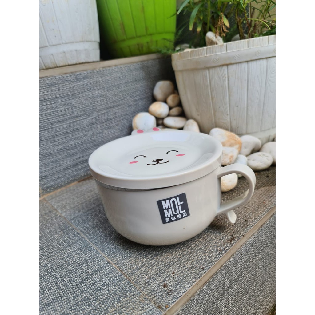 SUPER MQL Mangkok Stainless Steel / Korean Fresh Bowl Mangkuk Mie