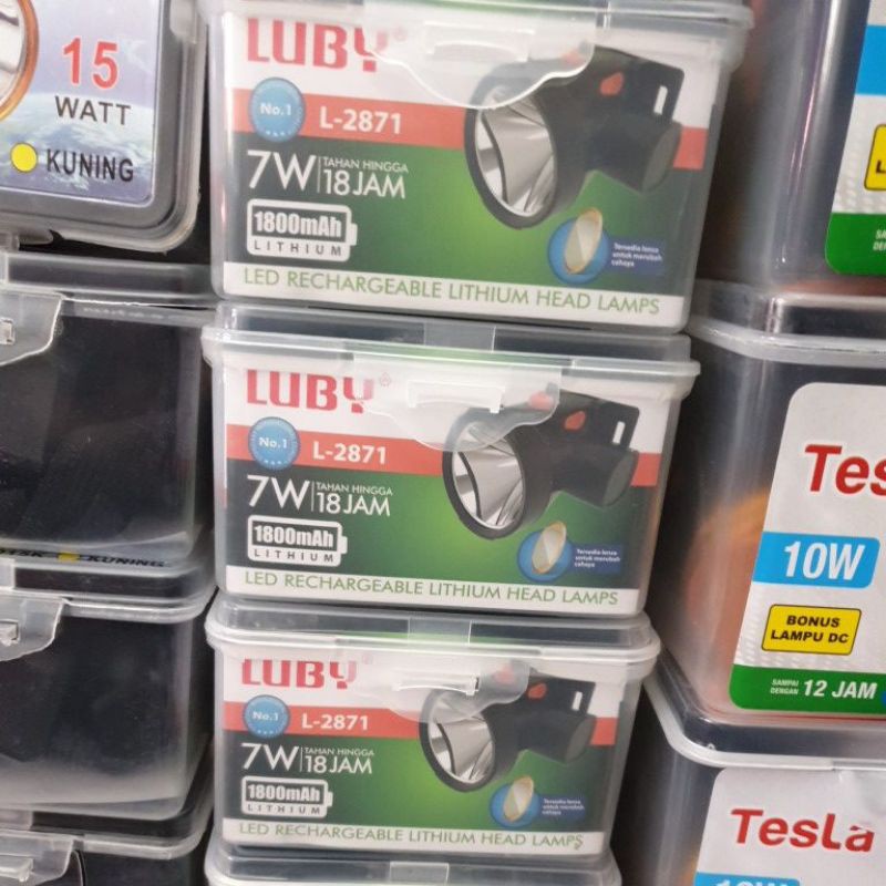 Senter kepala / head lamp luby kecil L-2870