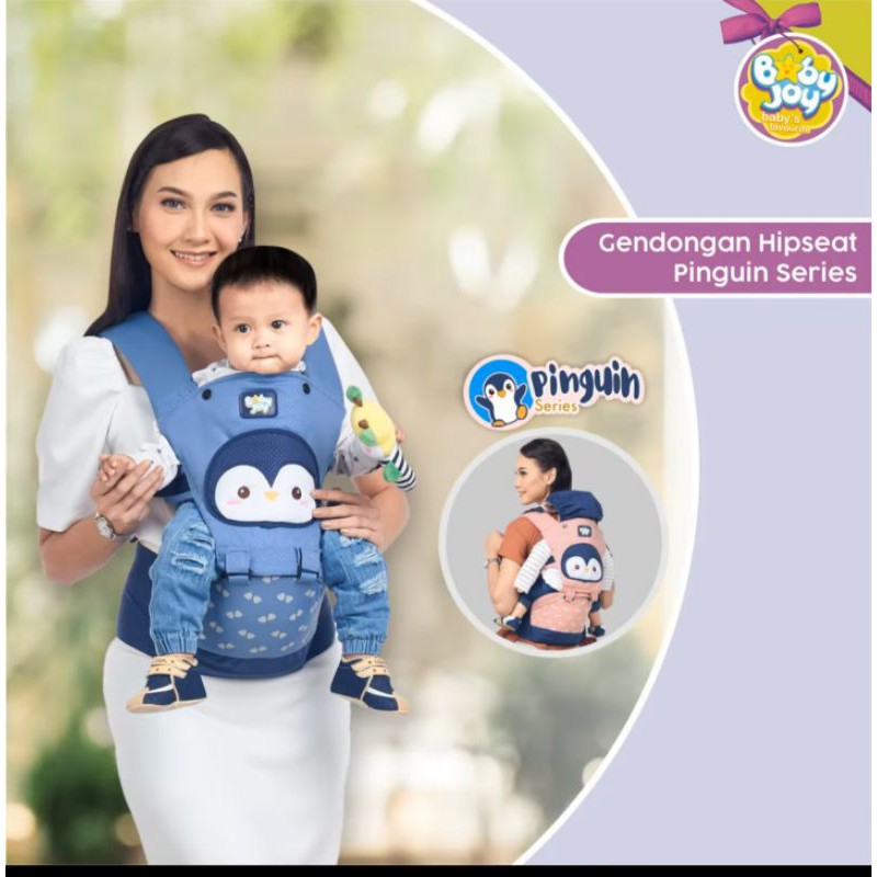 Baby Joy Gendongan Bayi Model Hipseat Pinguin Series - BJG 3038