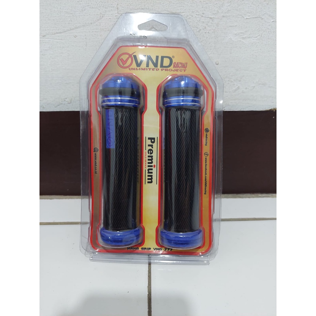 (VND)handgrip vnd bulu plus jalu handgrip vnd premium asli/grip bulu vnd asli plus jalu universal bisa untuk semua jenis motor