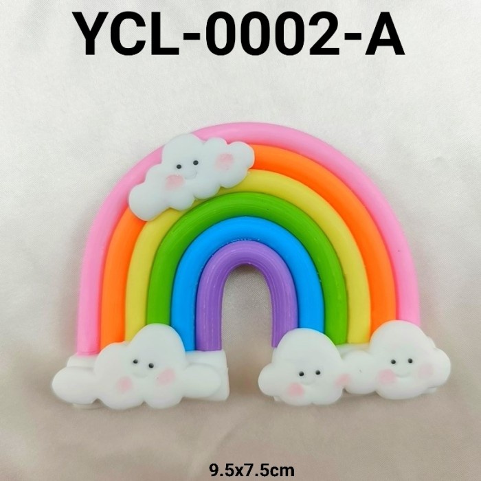 

GR-YCL-0002 CAKE TOPPER HIASAN KUE CLAY PELANGI RAINBOW AWAN GRATIS ONGKIR